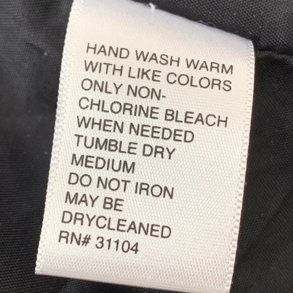 Madison Jacket Black Faux Fur Tipped Fox Open Front Swing Jacket Coat Small - Picture 8 of 13